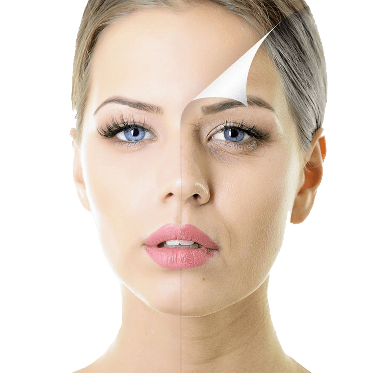 Najlepší kolagén na trhu? Gaia Collagen Protein® vás presvedčí! 3 Porovnanie tváre ženy užívacej kolagén gaia