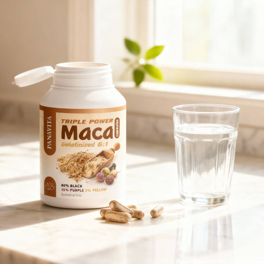 Želatínovaná Maca Triple Power (6:1), BIO, RAW 4 Želatínovaná Maca Triple Power (6:1), BIO, RAW – Obrázok 4