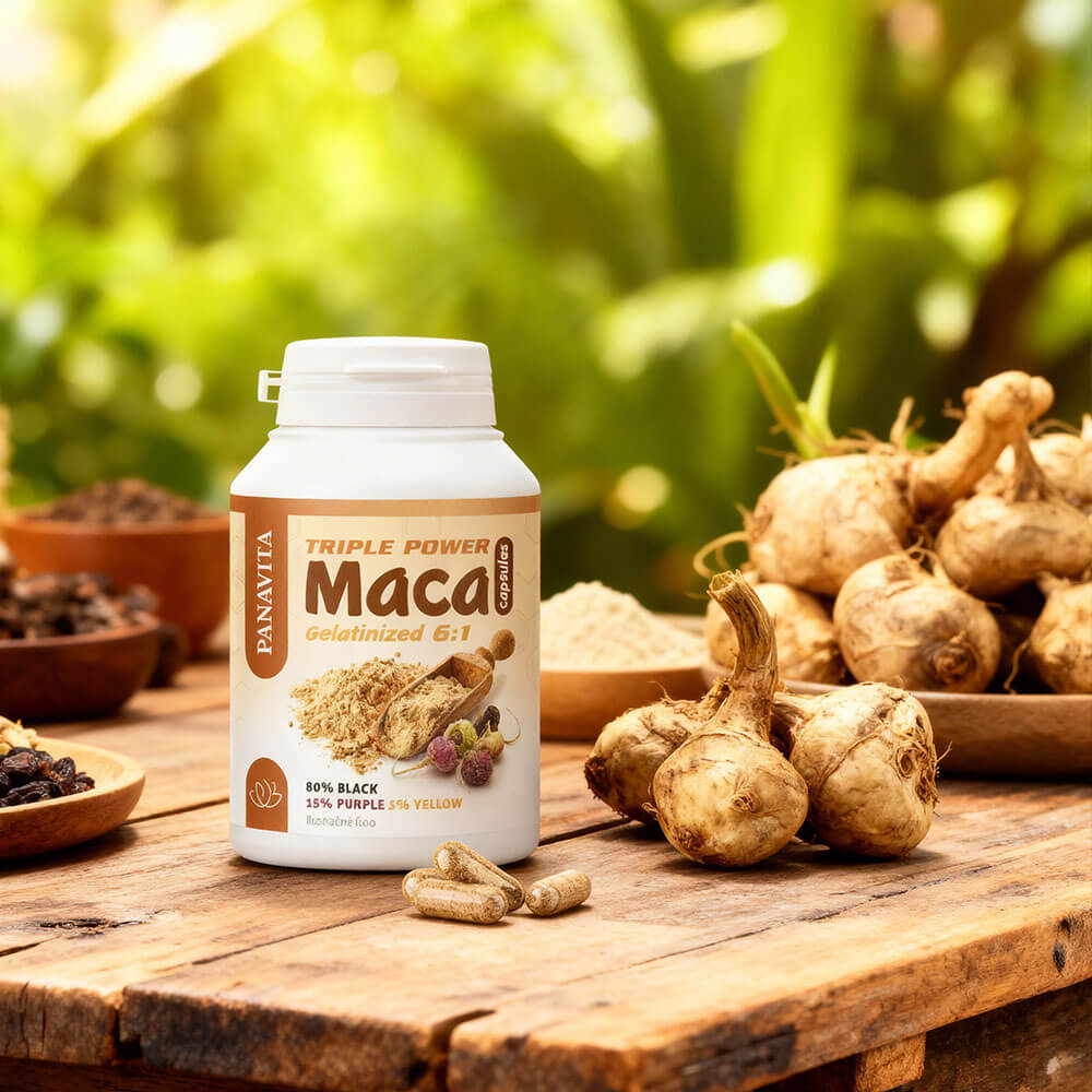 Želatínovaná Maca Triple Power (6:1), BIO, RAW 1 Želatínovaná Maca Triple Power (6:1), BIO, RAW