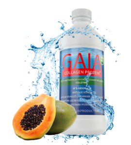 Gaia collagen protein obohatený o papaín