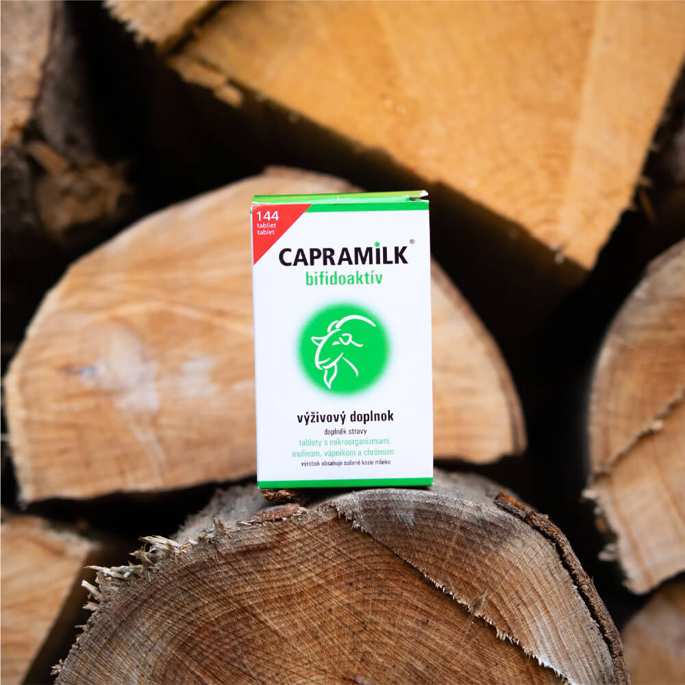 capramilk bifidoaktiv zdravy traviaci system na dreve