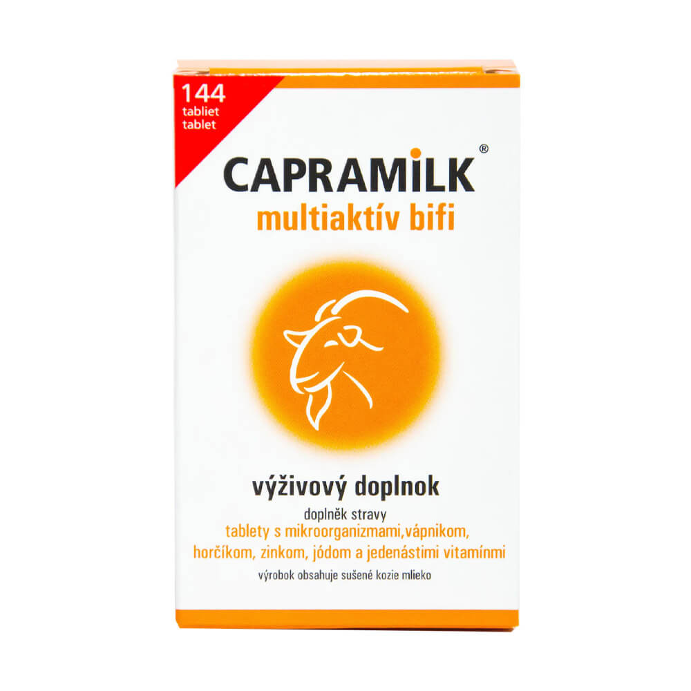 Capramilk Multiaktiv Bifi: Podporuje posilnenie celkového zdravia.