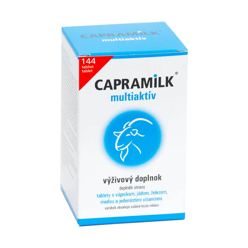 Capramilk Multiaktív: Zbavte sa únavy a získajte energiu s týmto výživovým doplnkom pre celú rodinu | Kozie mlieko v tabletách