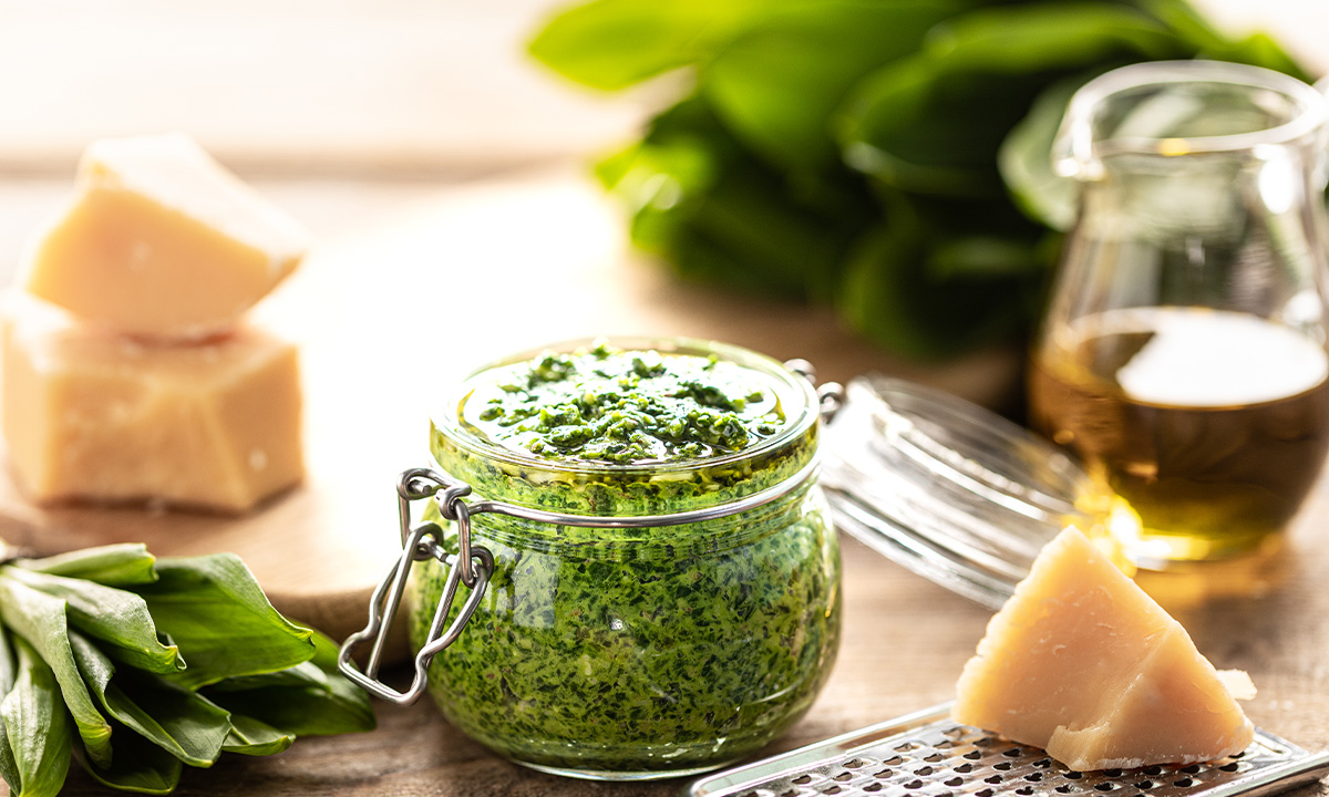pesto z medvedieho cesnaku