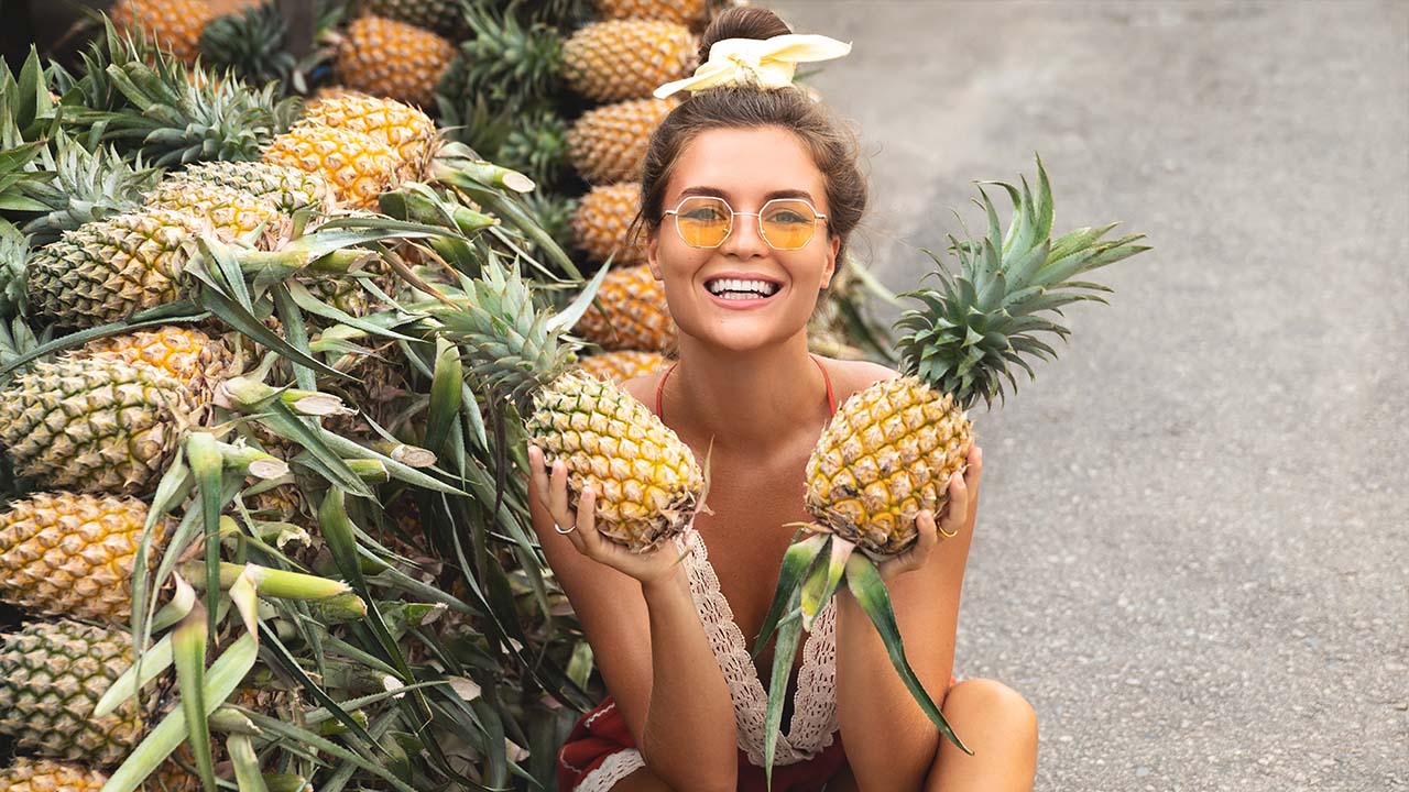 Ananás a bromelaínový doplnok ako zdroje enzýmu