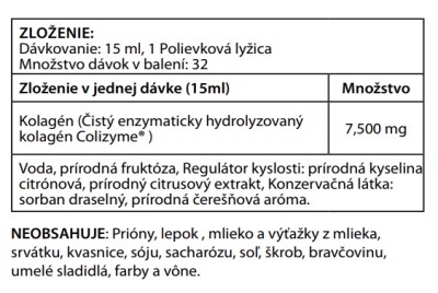 Gaia Collagen Prorein zloženie